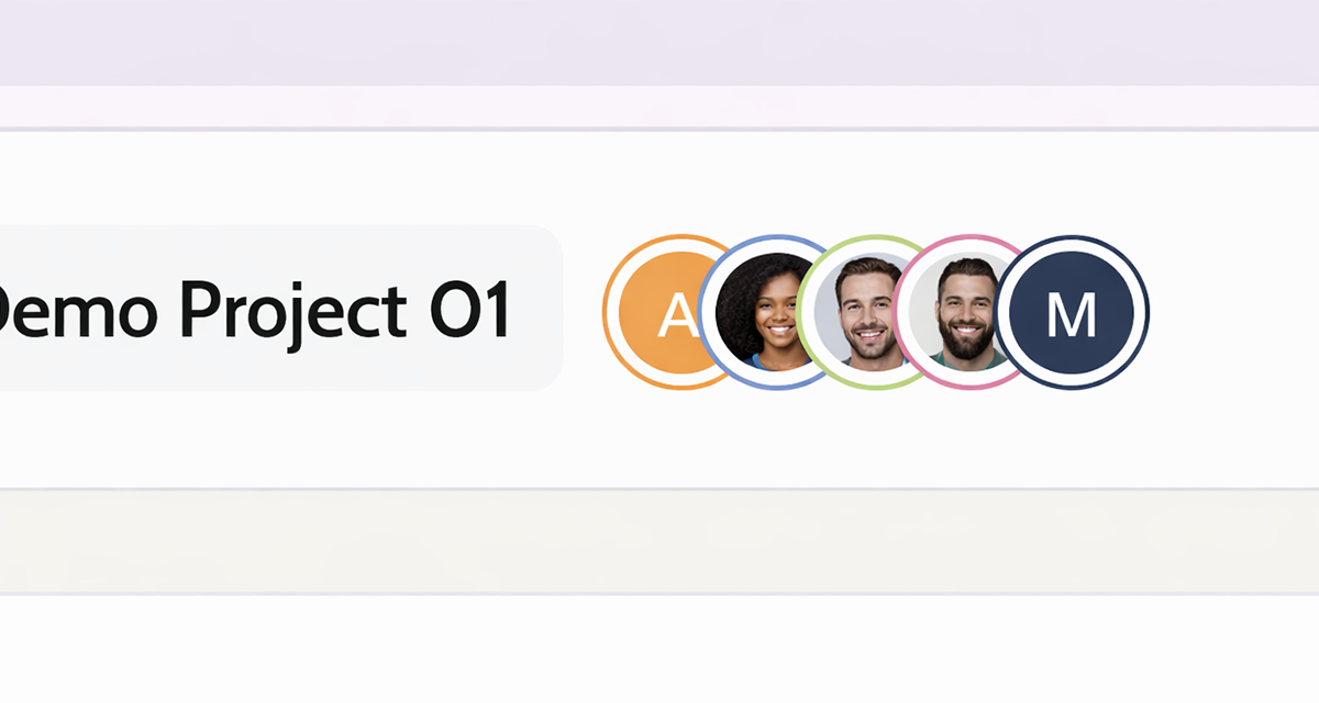 Planner collaboration view showing live collaborators inside the schedule